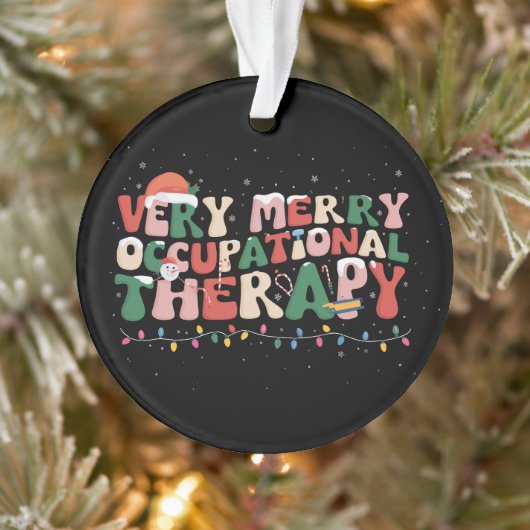 Sehr frohe Berufstherapie Weihnachten Weihnachten  Ornament (Baum)