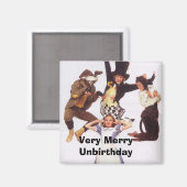 Sehr frohe Geburtstagsfeier Magnet (Vorderseite/Rückseite)