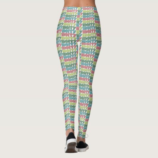 Sehr frohe Leggings (Rückseite)