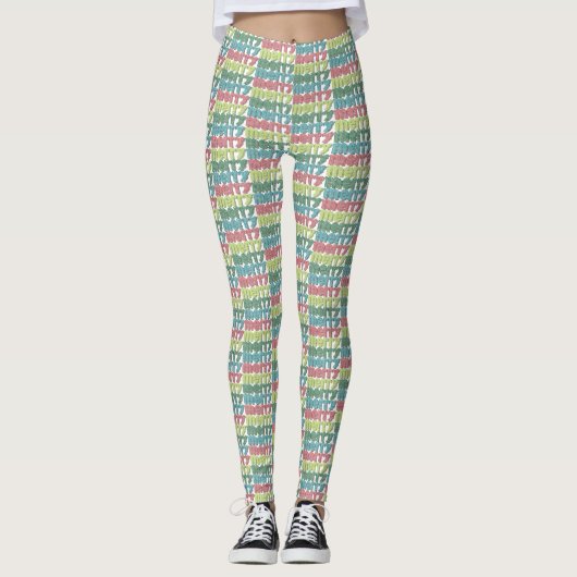 Sehr frohe Leggings (Vorderseite)