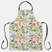 Sehr frohe, maximalistische Weihnachtsfeier - hell Schürze (Vorderseite)