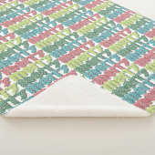 Sehr frohe Sherpa Blanket Sherpadecke (3/4)