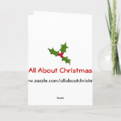 Sehr frohe Weihnachten (Rückseite)