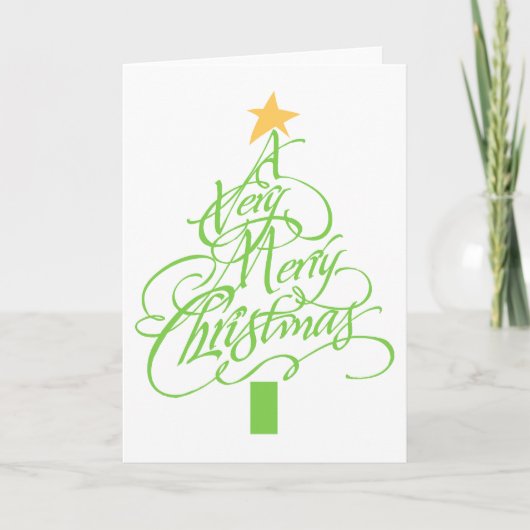 Sehr frohe Weihnachten (Vorderseite)