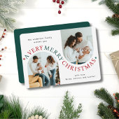 Sehr frohe Weihnachten Modernes Foto