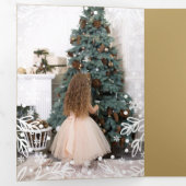 Sehr frohe Weihnachten. Multi-Foto-Urlaubskarte Dreifach Gefaltete Ankündigung (Innen Erste Seite)