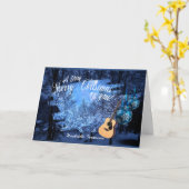 Sehr frohe Weihnachten von Nashville Karte (Gelbe Blume)