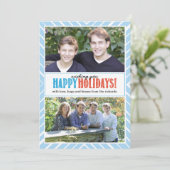 Sehr frohe Weihnachten wünscht x2 (Stehend Vorderseite)