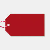 Sehr frohe Weihnachts-Script-Feiertage Geschenkanhänger (Rückseite Horizontal)