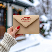 Sehr frohe Weihnachts-Script-Feiertage Gummistempel