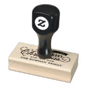 Sehr frohe Weihnachts-Script-Feiertage Gummistempel (Stempel)