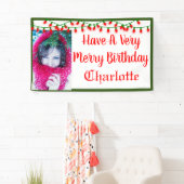 Sehr frohe Weihnachtsbeleuchtung Banner (Insitu)