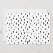 Sehr frohe Weihnachtskarte Feiertagskarte (Rückseite)