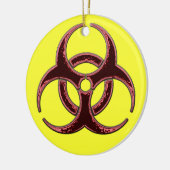 Sehr frohen Biogefährdung-Weihnachten Keramik Ornament (Links)