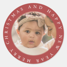 Sehr froher Weihnachts-Umschlag Aufkleber