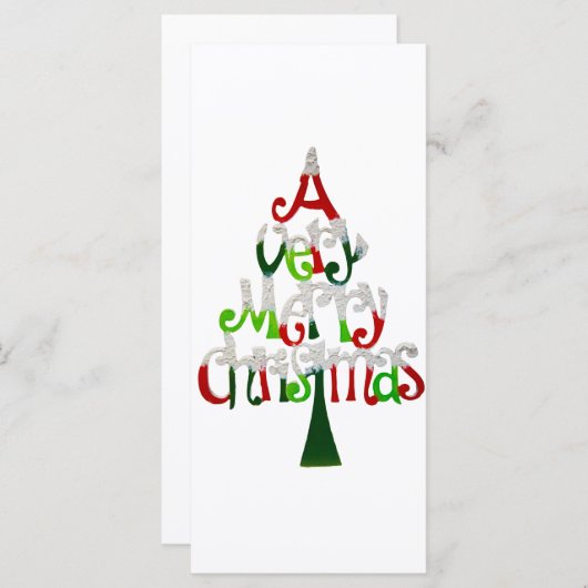 Sehr froher Weihnachtsbaum (Vorne/Hinten)