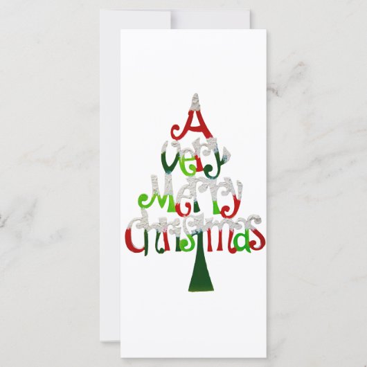 Sehr froher Weihnachtsbaum (Vorderseite)