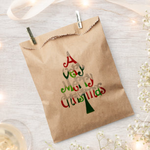 Sehr froher Weihnachtsbaum Geschenktütchen