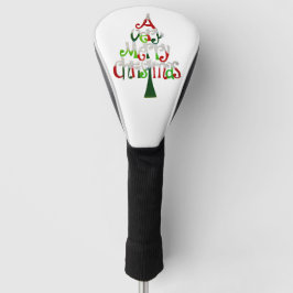 Sehr froher Weihnachtsbaum Golf Headcover