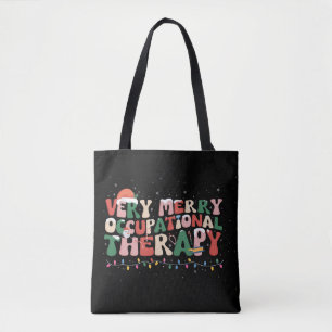 Sehr fröhliche Ergotherapie Weihnachten OT Xmas Tasche