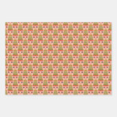 Sehr fröhliche Weihnachtsmuster aus dem Mittelalte Geschenkpapier Set (Vorderseite 3)