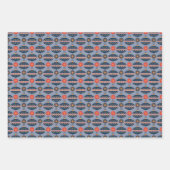 Sehr fröhliche Weihnachtsmuster aus dem Mittelalte Geschenkpapier Set (Vorderseite 2)