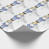 Sehr fröhlicher Geburtstag Geschenkpapier (Ecke)