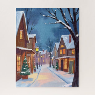 Sehr fröhlicher Weihnachtsort Puzzle