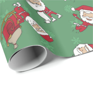 Sehr fröhliches dünnes geschenkpapier