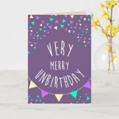 Sehr fröhliches unbirthday zu Ihnen Karte (Gelbe Blume)