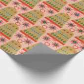 Sehr fröhliches Weihnachtsglocken-Muster Geschenkpapier (Ecke)
