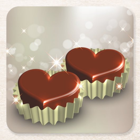 Sehr Fun Chocolate Candy Untersetzer Set (Vorderseite)