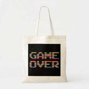 Sehr Fun Classic Arcade Game Over Tote Bag Tragetasche