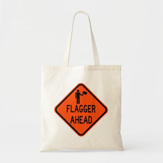 Sehr Fun Classic Flagger auf der Vorderseite Sign Tragetasche (Vorne)