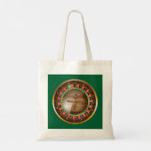 Sehr Fun European Roulette Wheel Image Tote Tasche (Rückseite)