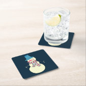 Sehr Fun Snowman Weihnachten Untersetzer Set (Vor Ort)