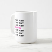Sehr Gay Kaffeetasse (Vorderseite Links)