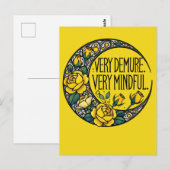 Sehr gedämpft Meme Postkarte (Vorne/Hinten)