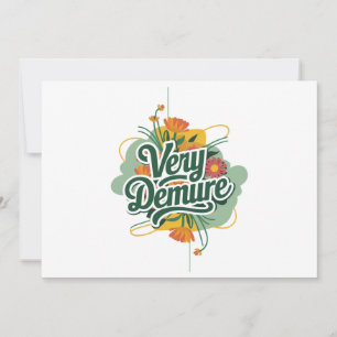 Sehr gedämpft, sehr vorsichtiger Trend Einladung