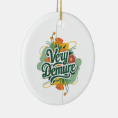 Sehr gedämpft, sehr vorsichtiger Trend Keramik Ornament (Rechts)