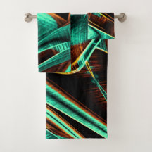 Sehr gedrehte Bänder, Aquamarine und Coffee Groove