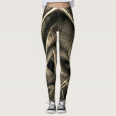 Sehr gedrehte Pine mit Grooves Leggings (Vorderseite)