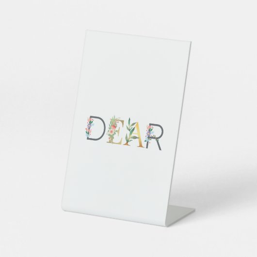 Sehr geehrt sockelschild (Vorderseite)