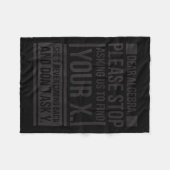 Sehr geehrte Algebra Finden X Gefragt Y Funny Math Fleecedecke (Vorderseite (Horizontal))