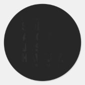 Sehr geehrte Amerika Sorry über Josh Hawley Runder Aufkleber (Vorderseite)