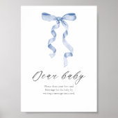 Sehr geehrte Babyberatung Baby Duschtisch Schild m (Vorne)