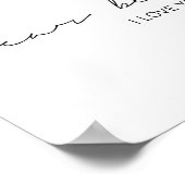 Sehr geehrte Bed I Liebe Sie Poster (Ecke)