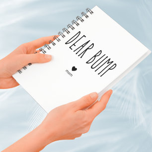 Sehr geehrte Bump Schwangerschaft Diary Liebe Mama Notizblock