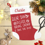 Sehr geehrte Frau! Catnip Niedliche Funny Cat Kleiner Weihnachtsstrumpf<br><div class="desc">Lieber Santa Bring Catnip Niedliche Funny Cat Kleiner Weihnachtsmann Strumpf</div>