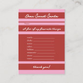 Sehr geehrte Geheimnisvolle Weihnachtsgeschenk Cab Begleitkarte (Vorderseite)